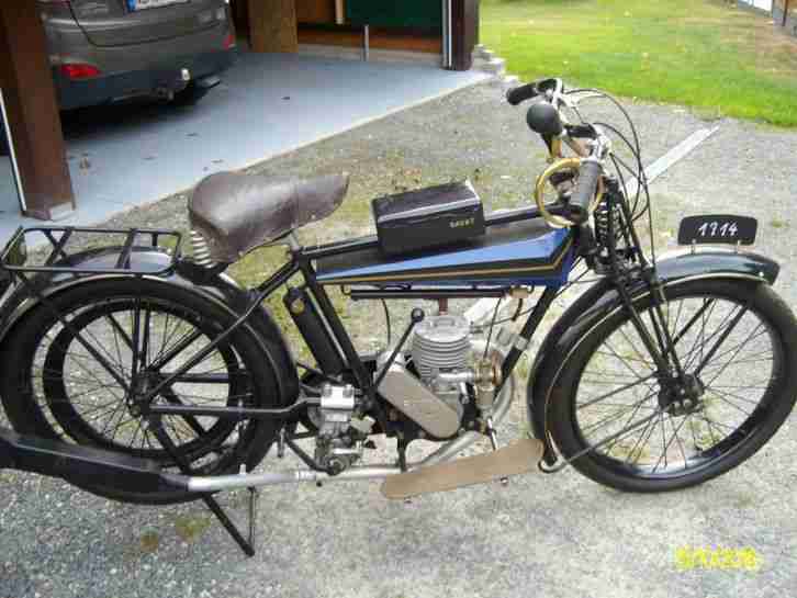 Oldtimer Motorrad Baujahr ca. 1914