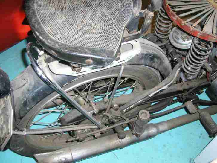 Oldtimer Motorrad DKW Bj. 1935 mit Tankschaltung