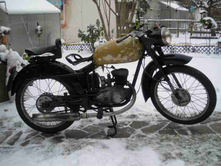 Oldtimer Motorrad DKW RT 125, 1954,