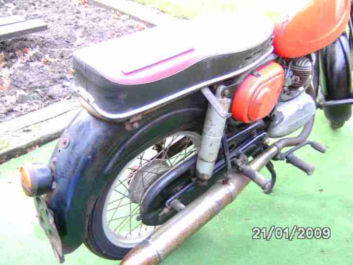 Oldtimer Motorrad Hercules K 101 BJ:1962 mit Brief