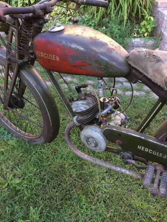 Oldtimer Motorrad Hercules von 1938 Im