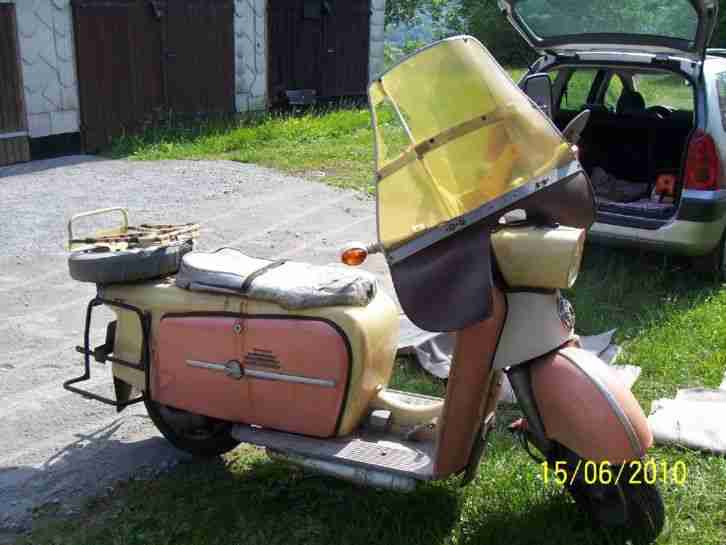 Oldtimer Motorrad Motorroller Troll 1