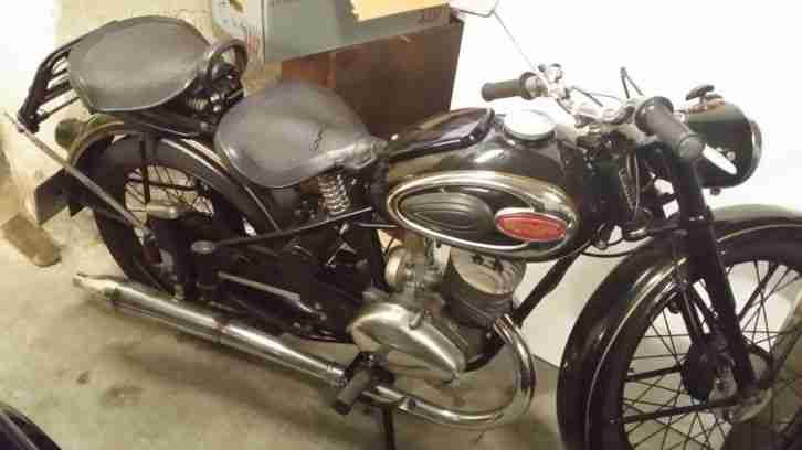 Oldtimer Motorrad Triumph bdg 125