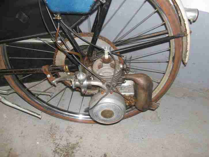 Oldtimer Veteran Fahrrad m. Hilfsmotor Rarität Union ABG VAP 4 franz selten