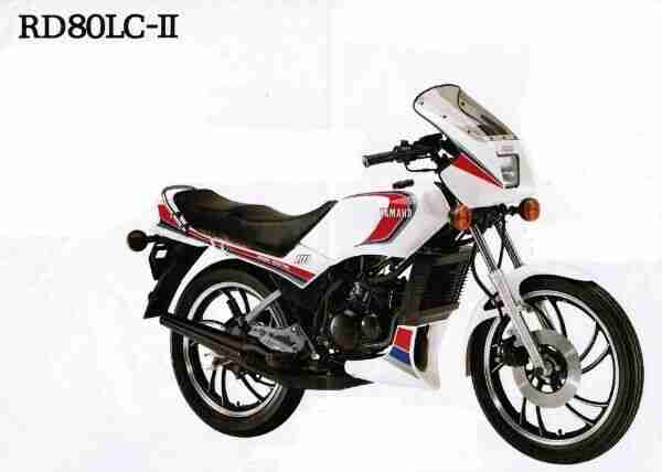 Oldtimer Yamaha RD 80 LC2 80er Jahre Kult