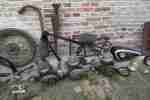 Oldtimermotorrad, NSU ZDB 201, Scheunenfund,