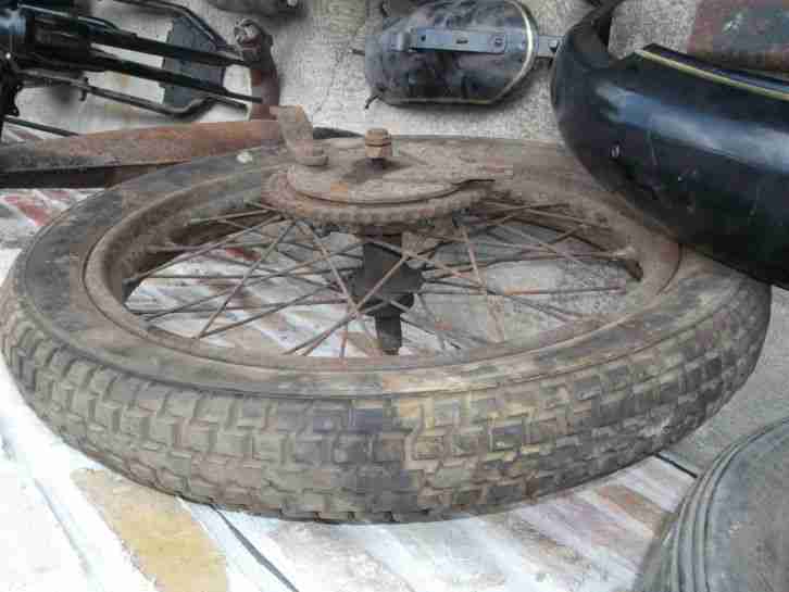Oldtimermotorrad, NSU ZDB 201, Scheunenfund, Ersatzteilspender, Restaur. Projekt