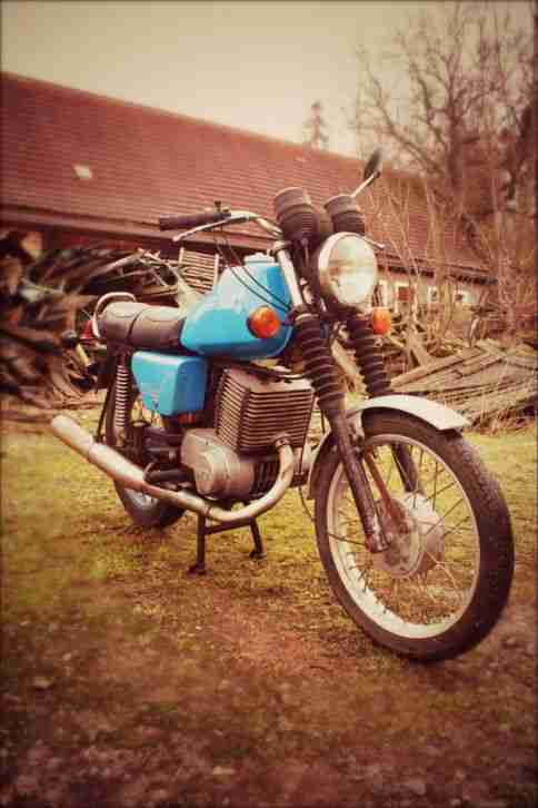 Original MZ ETZ 250 himmelblau