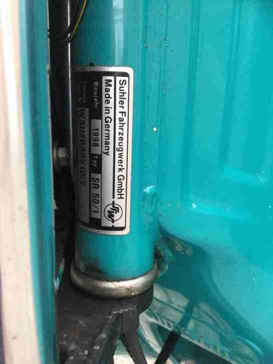 Original Simson Roller SR50/1 Bj.98 4 Gang 1.Hd Alle Papiere fahrbereit Überholt