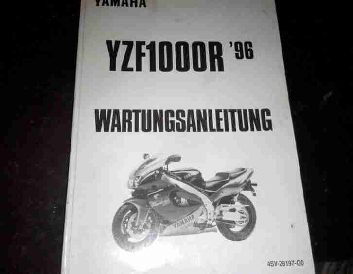 Original YZF1000R Werkstatthàndbuch