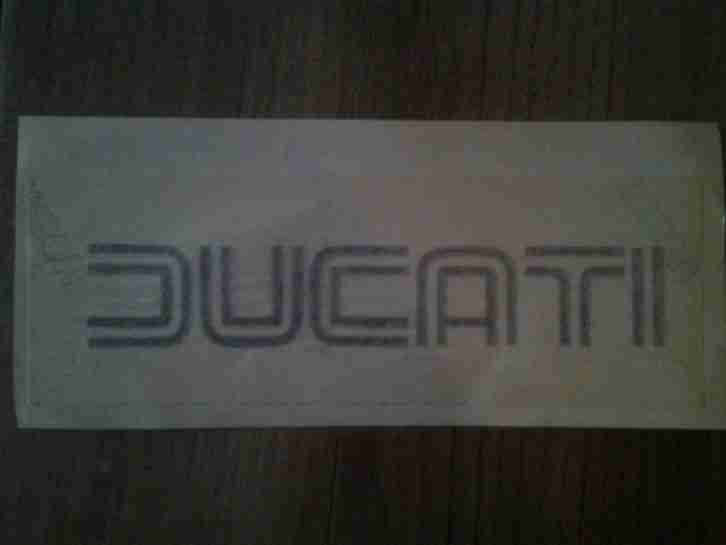 Originales Tankemblem Ducati Königswelle Bevel NOS