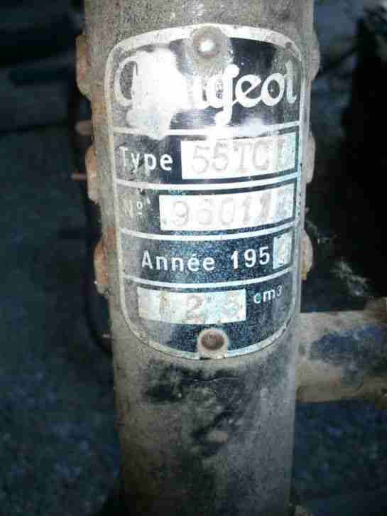 PEUGEOT OLDTIMER MOPED 55TCL AUS DEN 50ERN ALS BAUSATZ