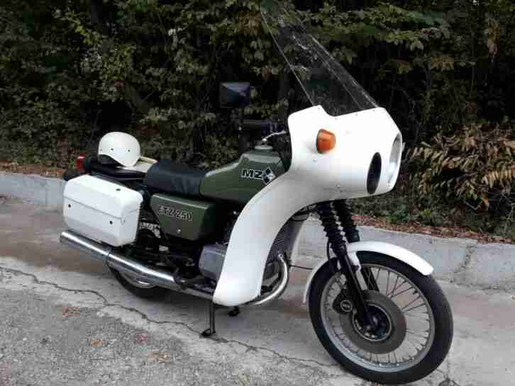 POLIZEI MZ ETZ 250,Bj 1988, oldtimer motorrad,youngtimer motorrad