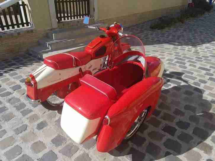 Pannonia De Luxe TLB (1961) + Duna OK2 seitenwagen - restauriert