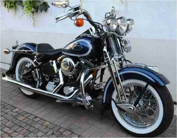 "Perfekte" Harley Davidson FLSTS Heritage-Springer Classic 1999 letzte Evolution