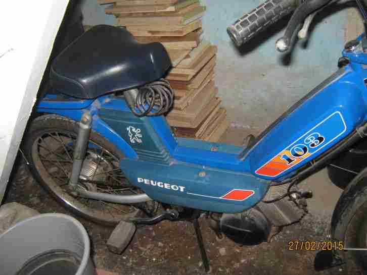 Peugeot Mofa 103 ME-D Sehr gepflegt mit Betriebserlaubnis und Handbuch