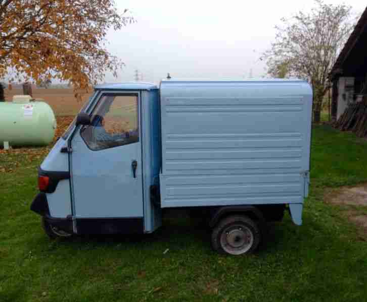 Piaggio Ape 50 Kasten, EZ: 06/2009, 6902 Km, 4-Gang, Vespa Dreirad