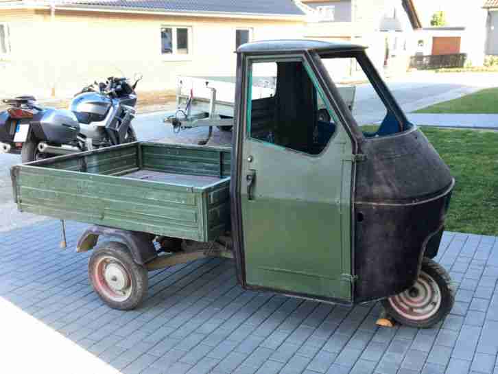 Piaggio Ape 50 Typ TL6T Restaurationsobjekt