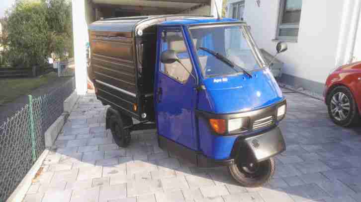 Piaggio Ape 50 mit abnehmbaren Kastenaufbau