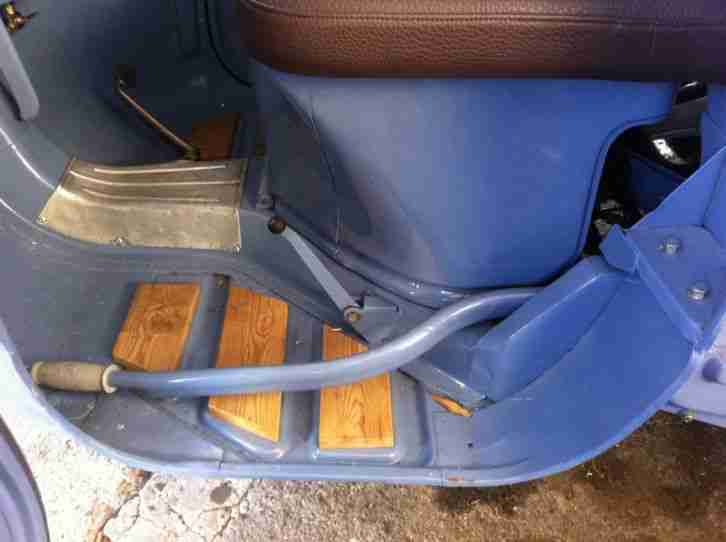 Piaggio Ape AC4T Faro Basso Lampe Unten 60er Jahre aus Italien mit dt. Papieren