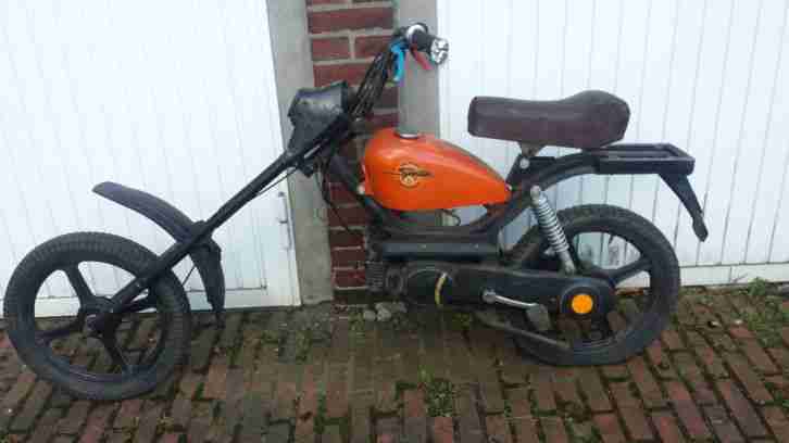 Piaggio Bravo, Chopperumbau, "Harley für Arme", Mofa, Moped