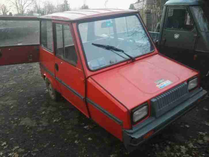 Piaggio Rarität, Ape 50 Motor, Heizung, Kabinenroller Mopedauto Gratisversand