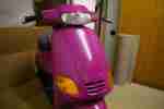 Piaggio SSL 25 Mofa Moped Pink