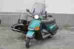 Piaggio Vespa Cosa 200 mit Cozy Beiwagen, PX,