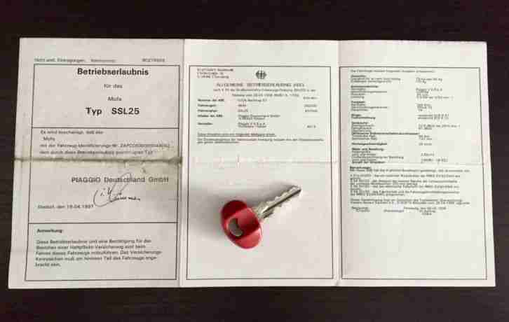 Piaggio ZIP SSL 25 Mofa Roller