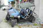 Polaris RZR 800 4 Platz blau weiss