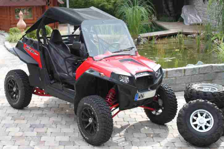 Polaris RZR 900 XP EFI 4X4 8fach bereift ,Dach,Scheibe..