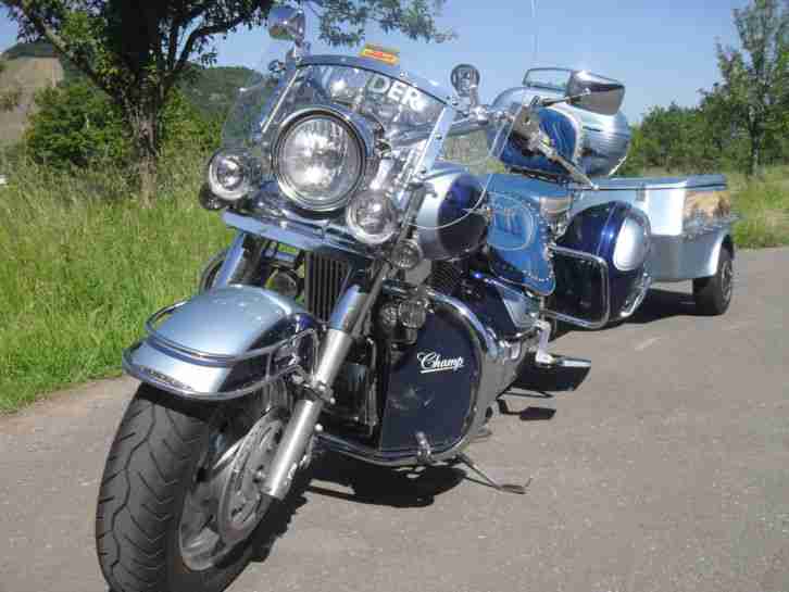 Preissenkung! Motorrad Suzuki Intruder VL1500 Anhängergespann!