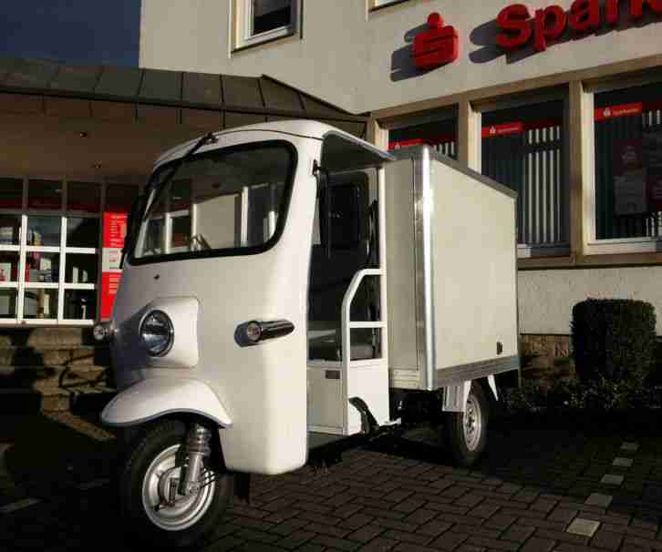 Prototyp Elektro Tuktuk Lieferwagen, Dreirad, Elektromobil, kein Piaggio APE