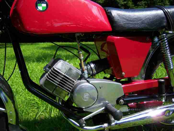 Puch M 50 Racing mit Doppelauspuffanlage restauriert und überholt - TOP-
