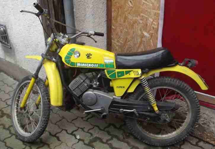 Puch Minicross Super TT 49ccm 4 Gang Moped Crosser Twinshocker