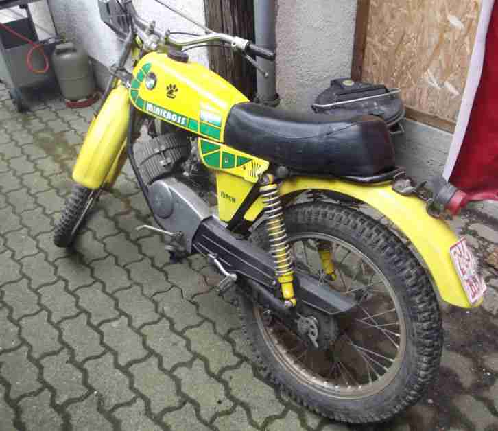 Puch Minicross Super TT 49ccm 4 Gang Moped Crosser Twinshocker