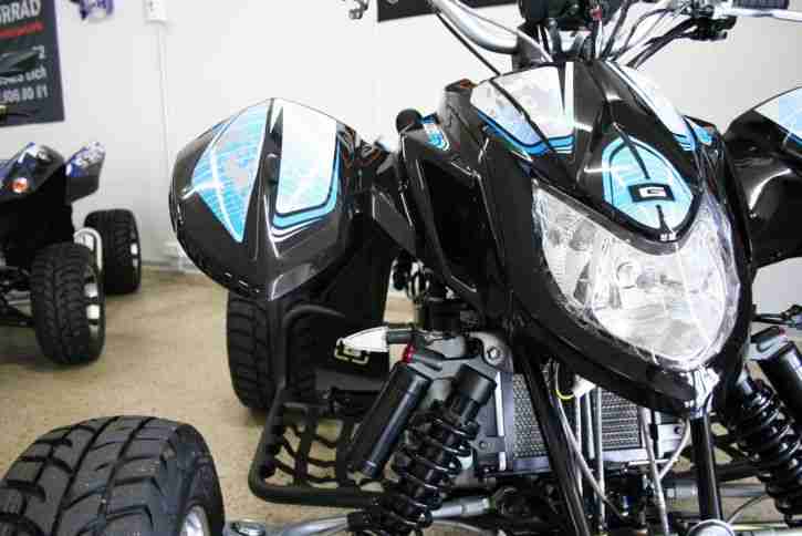 QUAD ATV GOES 400 SUPERMOTO - ALU FELGEN POLIERT - MAXXIS - GASDRUCK FEDERBEIN