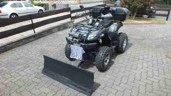 QUAD SHINERAY 200 Autobahnzulassung Winterausrüstung