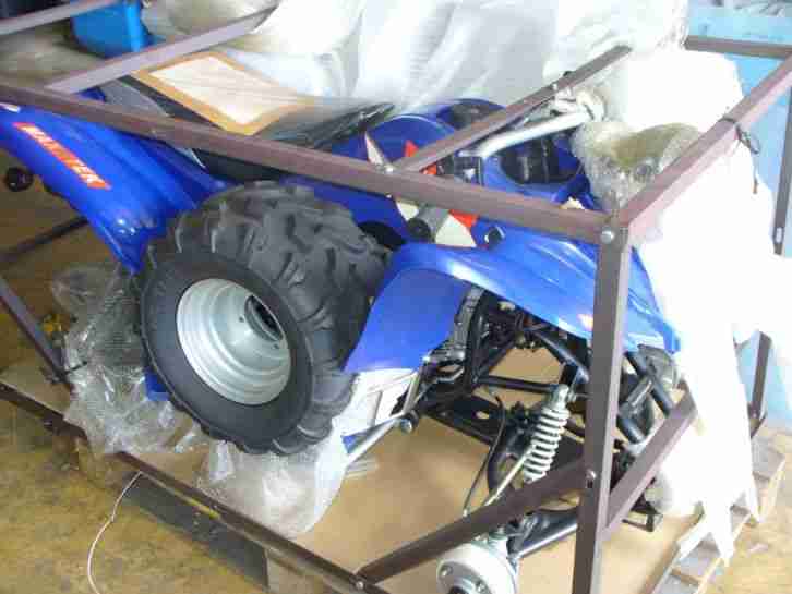 Quad 110ccm, Straßenzulassung gelb oder blau