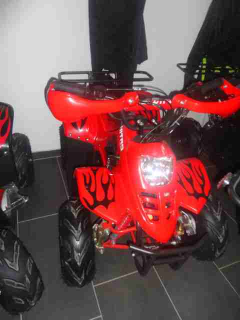 Quad 125 cc Big Food Midi 6" Automatik NEU Schwarz