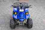 Quad 50 ccm mit Straßenzulassung blau sehr