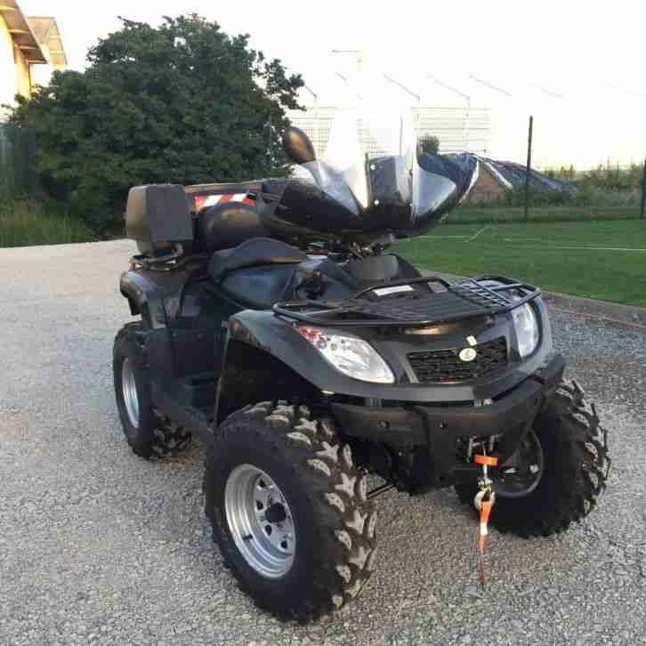 Quad ATV 4X4 Hunter 600 CC EFI mit viel Zubehör EZ 04.2015 8fach bereift