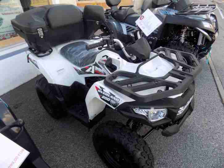 Quad/ATV Aeon 200 Overland 180ccm Euro 4 mit Koffer mit Rückenlehne LED