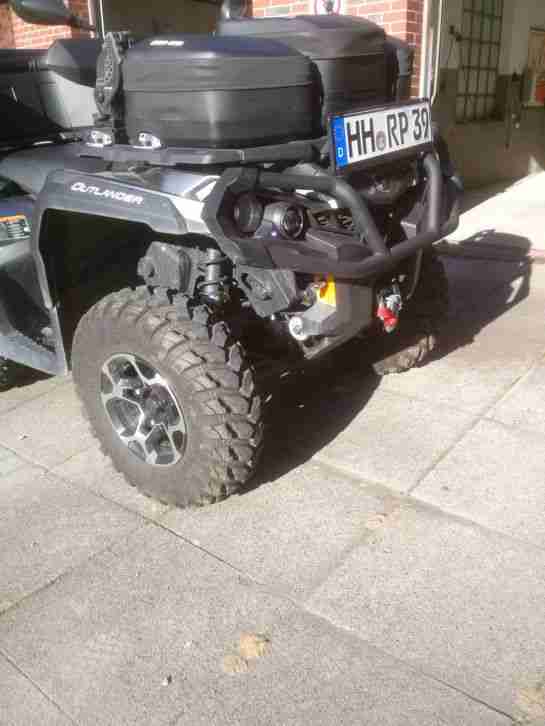 Quad ATV Can Am BRP Outlander 1000 XT mit Anhaenger