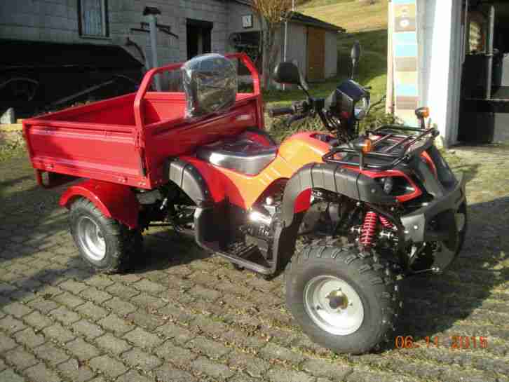 Quad ATV Dumper 200 ccm Automatik Rot mit