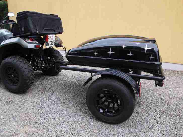 Quad ATV Kymco MXU 450i mit Quad Anhänger