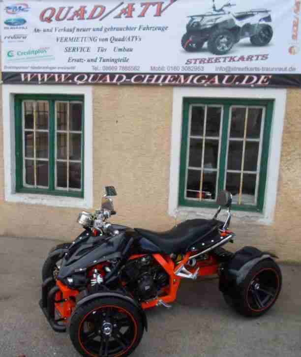 Quad ATV SPY Racing 350ccm 120Km h 6 Gang Alu