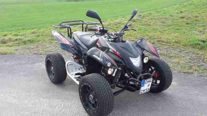 Quad Adly Hurricane 500s Flat... LOF... Zulassung mit Garantie erst 2400 Km