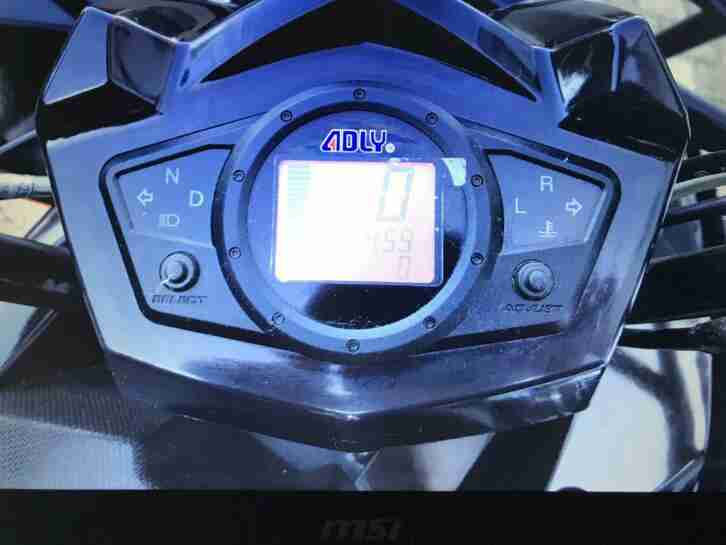Quad Adly Moto ATV 320 SD schwarz, Radstand 1.20m fast wie neu ***TOP ZUSAND***