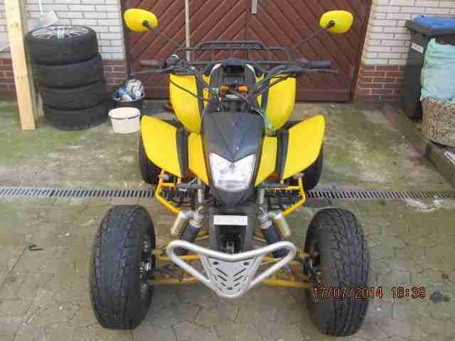 Quad BASHAN BS 200S 7 gelb schwarz